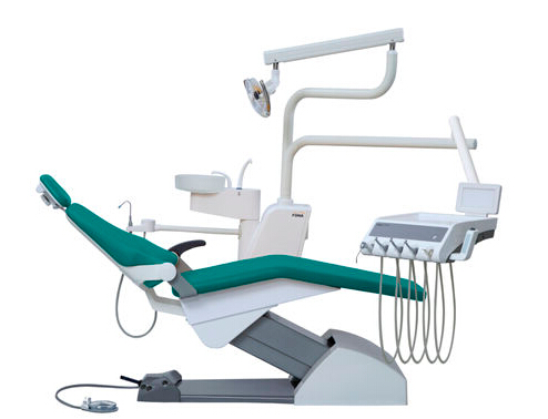 Unidad de tratamiento dental con sillón eléctrico / con portainstrumentos / con luz